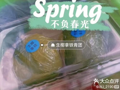 蟹粉明虾 生椰拿铁 川香牛肉 魔都青团界也太卷了吧 第一口春天的味道来了